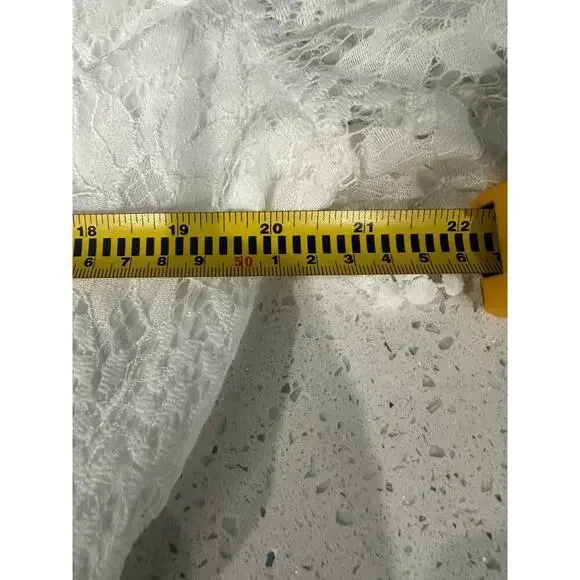 Silk Blend White Floral Bianka Dress Size XL - Picture 4 of 5